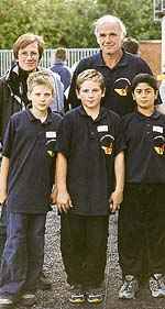 Vizemeister Cadets (v.l.n.r.): Lars, Pierrick und Mahmut
