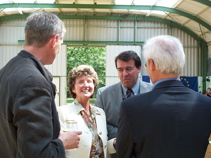 Marlies Wanjura und Yves Le Rhun